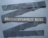Reichsmarine Mützenband "Segelschulschiff Niobe"